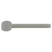 MIDWEST FASTENER Thumb Screw, 1/4"-20 Thread Size, Plastic, 2 in Lg, 8 PK 36767